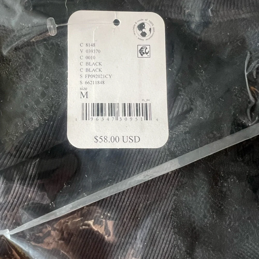 New - Free People Power Play Cami in Black - Picture 3 of 3